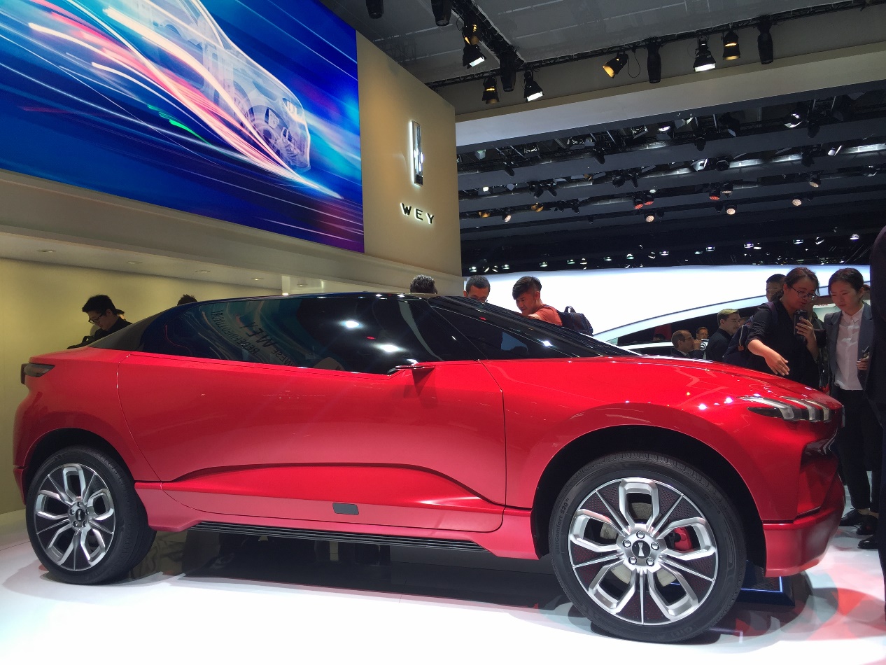 WEY首款插电混动SUV P8亮相法兰克福车展