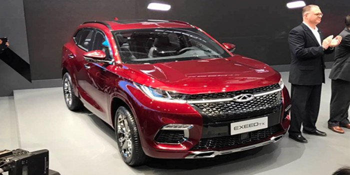 奇瑞EXEED TX将明年4季度上市 搭1.6T动力