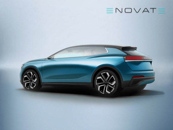 SUV，电咖,电咖ENOVATE，电咖ENOVATE首款产品设计图曝光