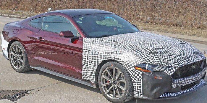 福特混动版Mustang 路试照被曝光