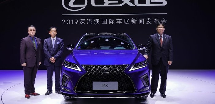 2019年深港澳车展 新款雷克萨斯RX正式亮相