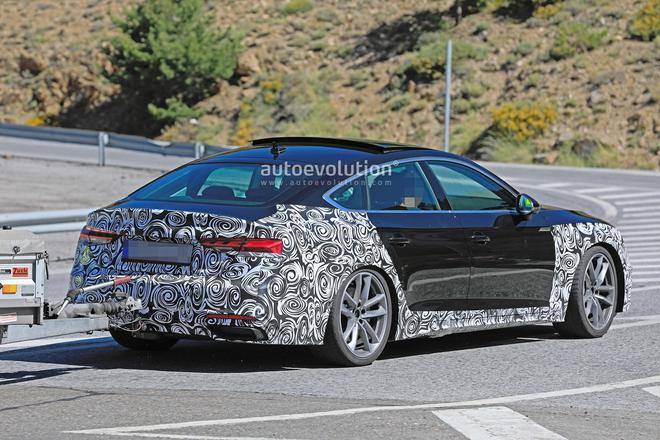 奥迪也玩假排气？新款奥迪A5 Sportback谍照曝光