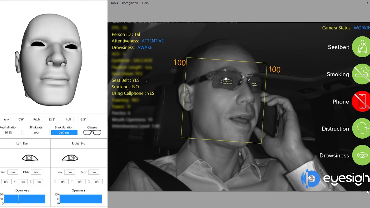 汽车人工智能供应商Eyesight Technologies更名Cipia