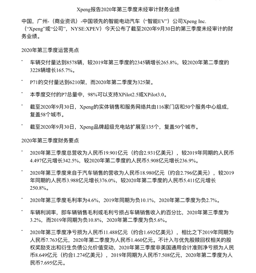 财报，小鹏汽车销量，小鹏汽车,造车新势力,财报,销量,p7