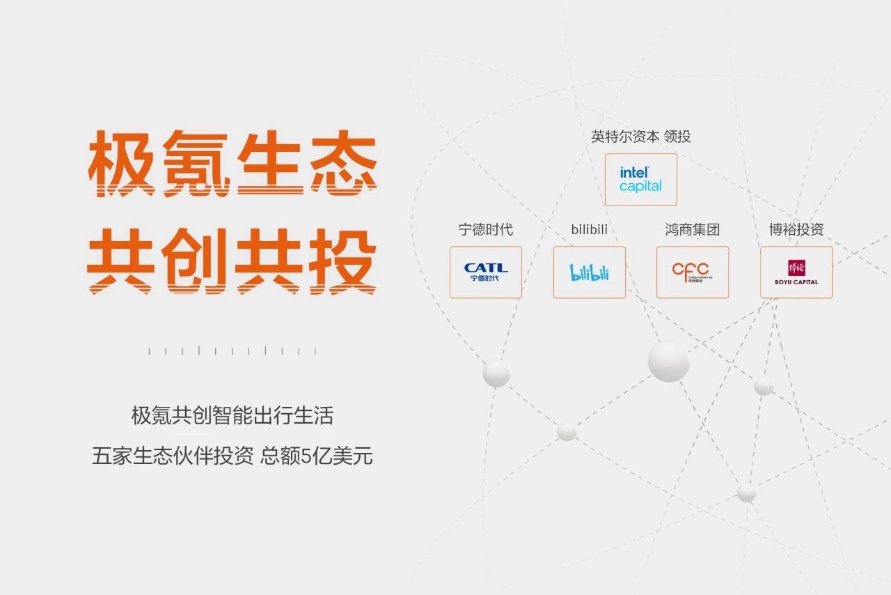 极氪完成首轮融资5亿美元 英特尔资本领投