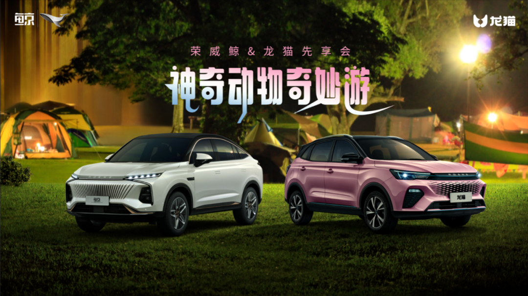 荣威鲸&龙猫先享16.68万元起、12.58万元起