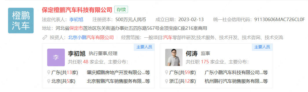 小鹏新科技公司落户保定，开始逐步开始“长城化”？
