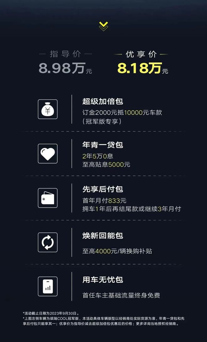 A级新卷王？8.98万吉利缤瑞COOL冠军版来了