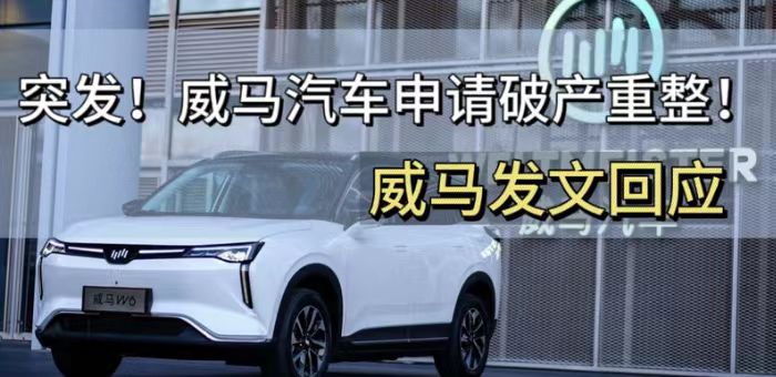 视频：威马汽车申请破产重整！发文回应会履行责任